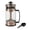 Copper Metal, variant on Mr. Coffee French Press Coffee Maker, 30 oz Glass Carafe with High Heat Resistant Durable Borasilicate Glass & Gunmetal Frame and Plunger, Includes Coffee Scoop