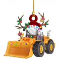 thumbnail image 1 of Navidad Decoración De Madera Camión Barco De Vapor Excavadora Camión De Bomberos Jeep Colgante Colgante Para Vacaciones Familiares Regalo De Fiesta De Navidad Eigraketly HA040840-10, 1 of 6