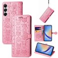 thumbnail image 4 of Funda Cartera FOXDOCK para Samsung Galaxy A35 5G , Flip PU con Relieve de Gatos y Perros, Tarjetero y Soporte, 4 of 6