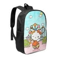 thumbnail image 2 of Hello Kitty Sac à Dos pour Hommes et Femmes avec Bretelles Rembourrées Réglables, Sac de Jour, École, Collège, Voyage, Ordinateur, Sac à Livres Décontracté, Unisexe, Ordinateur Portable, Léger, Grande Capacité, Sac à Dos, 2 of 8