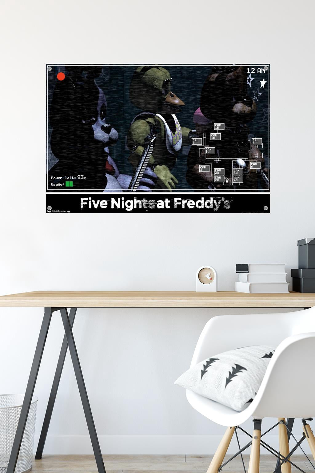 Five Nights at Freddy's - Show Stage Wall Poster with Push Pins, 22.375" x 34"