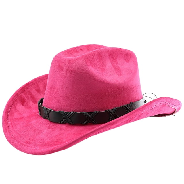 Western Style Outdoor Cowboy Hat Curved Brim For Travel Riding Adventure And Casual Everyday Wear