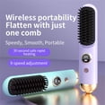 thumbnail image 6 of 2026 New Cordless Hair Straightener Brush, Mini Hair Straightener with Temperature Settings, Portable Hair Straightener Brush with Heating and Ionic & Ceramic Care for Women, 6 of 7