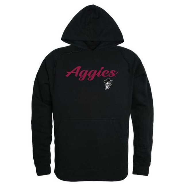 W Republic 558-225-BLK-04 New Mexico State University Sweat à Capuche Script pour Hommes, Noir - Extra Large