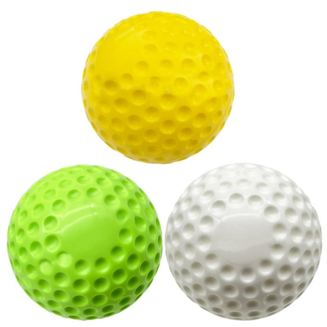 9 Or 12Inch Dimpled Baseball Softball For Pitching Machine Batting Practice Fluorescent Green 12 Inch Shenzhuyue