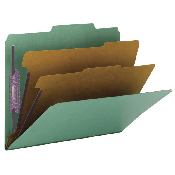 Smead Classification Folders, Pressboard With SafeSHIELD Fasteners, 2