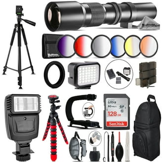 Kodak PIXPRO FZ55 Digital Camera Bundle: Extra Battery, Photo