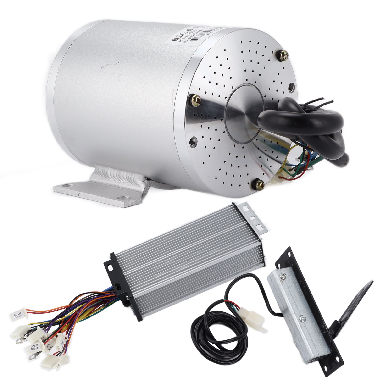 Rdeghly 48V 2000W DC Kit Moteur Brushless Pedale d Accelerateur pour Velo Electrique