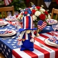 thumbnail image 5 of Nkmbld 4th of July Patriotic Gnomes Decorations Handmade Plush Gnomes Table Decorations Farmhouse Tiered Tray Decorations for Kitchen Desk Table Shelf Decor, 5 of 8