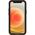 thumbnail image 3 of OtterBox Symmetry Series Case for iPhone 12 Mini with Screen Protector - Non-Retail Packaging - Black, 3 of 7