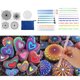 thumbnail image 3 of Kit de herramientas de punteado Mandala de 25 piezas para pintura de roca artística, herramientas de punteado para, 3 of 9