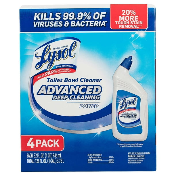 Advanced Toilet Bowl Cleaner 32 fl oz 4 bottles