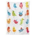 thumbnail image 3 of Ambesonne Animal Tablecloth Rectangular Table Cover, Colorful Humor Bird, 60"x90", Multicolor, 3 of 4