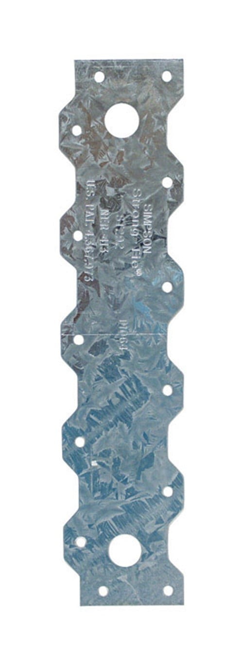 Simpson Strong-Tie  9.31 in. H x 2.06 in. W 20 Ga. Steel  Strap