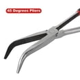 thumbnail image 3 of 11-Inch Long Needle-Nosed Pliers Include Straight, 45-Degree, 90-Degree and O-Type Pliers, 3 of 6