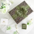 thumbnail image 3 of Cinta decorativa HUIHUANG, verde musgo, 6,35 cm x 9,1 m, con cable, 3 of 7