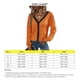 thumbnail image 5 of Cárdigan para Mujer Top con Cuello en V Diseño de Empalme a Cuadros Walf Manga con Hombros caídos Top de Mujer con un Solo Pecho para el hogar al Aire Libre Naranja XL, 5 of 6