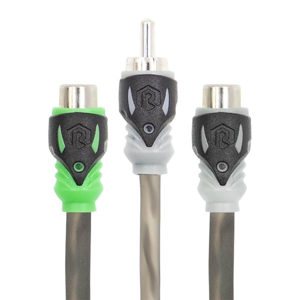 Cable Adaptador en Y RCA RAPTOR Serie Pro 2F 1M 46cm