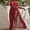 Red, variant on Plus Size Swim Wear Set for Women Sunscren Clothes Tight Fitting Crew Neck Casual Fashion Womens Diving Clothes Green Size 4XL