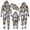 Grey, variant on HJYCHN Suits Family Halloween Pajamas Halloween Family Pajamas Ghost Pumpkin Bat Spider Web Print Hooded Zip Front Long Sleeve Full Length