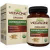 VEDAONE ORGANIC Ashwagandha 750mg 60 Capsules per Bottle [PACK OF 2]