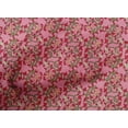 thumbnail image 4 of oneOone Cotton Poplin Fabric Leaves & Floral Block Printed Fabric 1 Yard 56 Inch Wide, 4 of 4