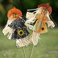 thumbnail image 2 of Halloween Pumpkin Scarecrow Decoration, Fall Scarecrows Garden Small Autumn Scarecrow Decoration for Thanksgiving, Party, Outdoors, 2 of 9