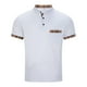 thumbnail image 4 of pstuiky camisetas de hombre, Camiseta de manga corta con cuello alto, botones y bolsillos para hombre camisetas de hombre xl, 4 of 8
