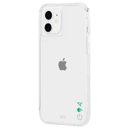Case-Mate - Eco94 Eco-clear Carrying Case With Micropel For Apple iPhone 12 Mini