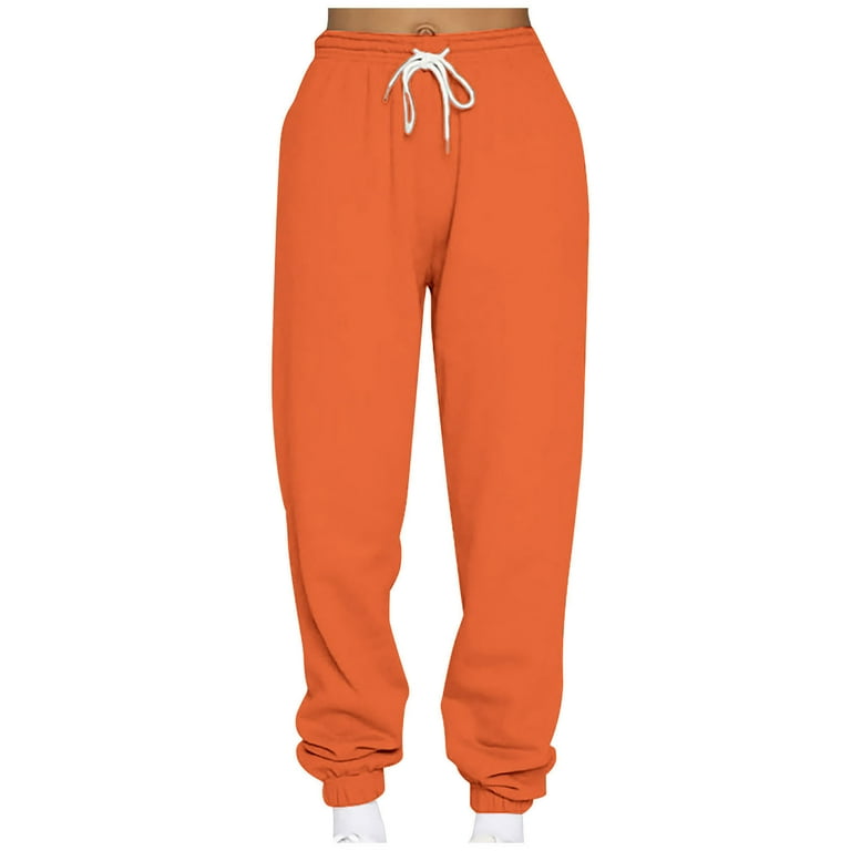 Orange fruit of the loom sweatpants sale