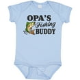 thumbnail image 3 of Inktastic Opa's Fishing Buddy Boys Baby Bodysuit, 3 of 5