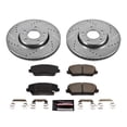 thumbnail image 3 of PowerStop Front Z23 Evolution Sport Carbon-Fiber Ceramic Brake Pad and Drilled & Slotted Rotor Kit Fits: HYUNDAI KIA Select Models K7673, 3 of 10