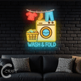 thumbnail image 4 of C-CRAFT Laundry Acrylic Neon Sign 38 inches, Laundry Room Led Light Wall Decoration, Gift for Mom, 4 of 4