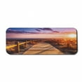 thumbnail image 1 of Landscape Computer Mouse Pad, Sunset with Clouds in Cabo de Gata Nijar Natural Park Bridge Way with Fences, Rectangle Non-Slip Rubber Mousepad Large, 31" x 12" Gaming Size, Multicolor, by Ambesonne, 1 of 2