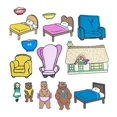 thumbnail image 1 of Figuras de historias de fieltro para niños, juguetes de aprendizaje preescolar reutilizables, juego de figuras de actividades de enseñanza de cuentos, 1 of 8