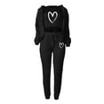 thumbnail image 3 of Womens Sweat Suits Clearance Lounge Fall Sweat Suits for Womens 2 Piece Comfortable Oversized Sporty 2 Piece Sweat Suits for Women Flash Deals Clearance, 3 of 4