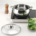 thumbnail image 5 of Bestdin 10-Piece Stainless Steel Cookware Set – 5 Pots with Glass Lids, Thickened Bottom, Universal Stovetop Compatible, Easy to Clean, Non-Toxic Kitchen Set for Cooking, 5 of 5