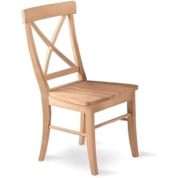 Pemberly Row Unfinished X-Back Dining Chair (Set of 2)