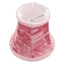 FUEENIRVA Comfortable Fabric Lighting Shade Lampshade Cloth Pink 1Set