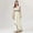 Beige, variant on BLTIBY 2025 Womens Role-playing Dress Sleeveless V Neck Mythological Goddess Stage Play Fashion Long Dresses Beige S