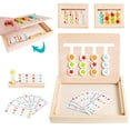 thumbnail image 2 of Puzzle Montessori de Madera Kizh Lógica de Colores y Formas 25x20x4 cm, 2 of 6