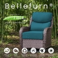 thumbnail image 3 of Bellefurn Outdoor Seat Cushions 22 X 24 X 6 inch for Patio Furniture,Outdoor Chair Cushions Outdoor Deep Seat Cushion with Water Resistant & Removable Cover Patio Cushions for Wicker Chair,Sofa,Couch, 3 of 12