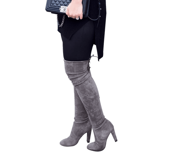Knee Boots in Womens Boots - Walmart 