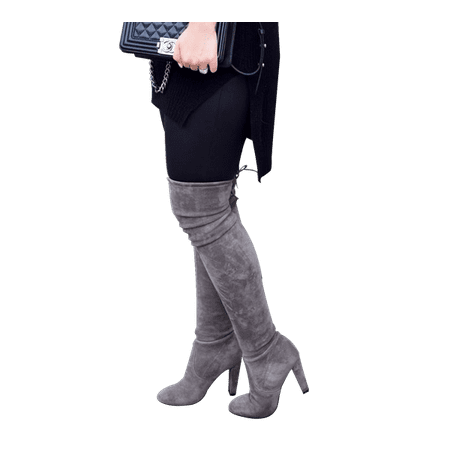 

Pamela Slim Fit Over The Knee High Heel Boots