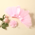 thumbnail image 5 of Ylsteed Newborn Girl Photoshoot Outfit Lace Tulle Tutu Skirt With Headband Infant Princess Costume For 0-3 Months Baby Photo Prop, 5 of 8