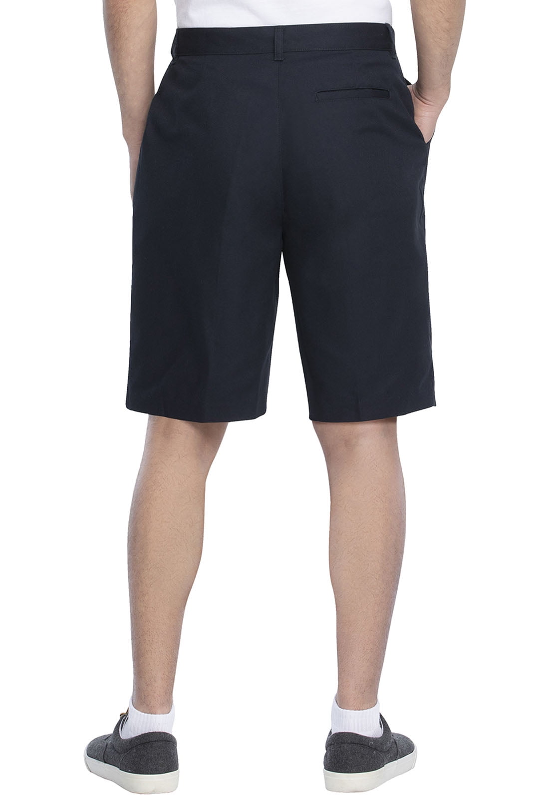 Real School Boys School Uniform Flat Front Shorts, Sizes 4-16