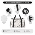 thumbnail image 4 of Easygdp Dachshund Dog Bolsa de Gimnasio, Bolsa de Viaje Duffel, Bolsa de Fin de Semana con Compartimentos, Bolsa de Mano para Noche, 4 of 7