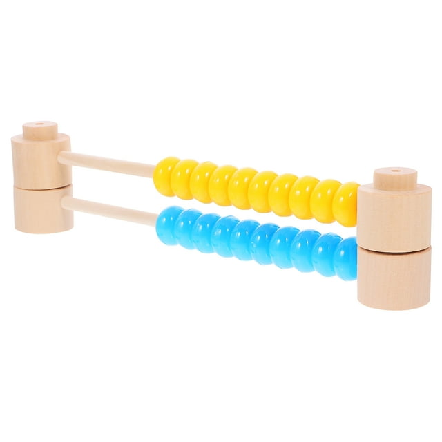 Shisuyan 2Pcs Abacus Math Learning Toy Kids Educational Toys Children DIY Busy Board Math Learning Tool