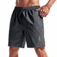thumbnail image 2 of Mens Athletic Shorts 9" Mesh Basketball Gym Quick Dry Shorts with Pockets for Active Running Workout, Lightweight,2XL, 2 of 6
