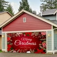 thumbnail image 5 of 6x13 Feet Christmas Garage Door Banner Mural - Large Merry Christmas Sign for Outdoor Holiday Party Decor and Festive Garage Display - H, 5 of 6